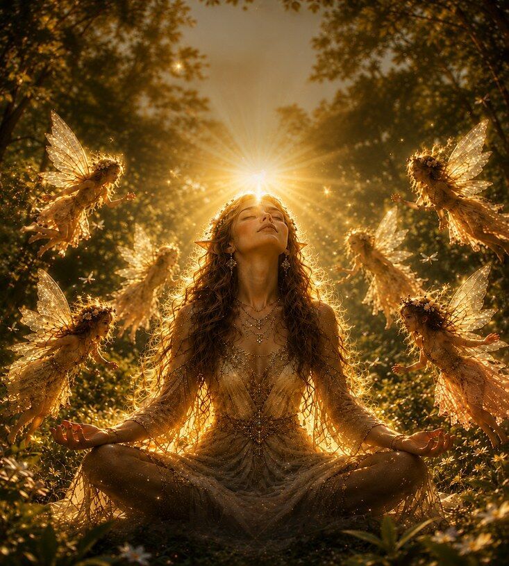 Sungazing with the fairies — third eye opening